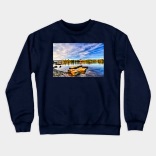 Catbells From Derwent Water, Cumbria, UK Crewneck Sweatshirt